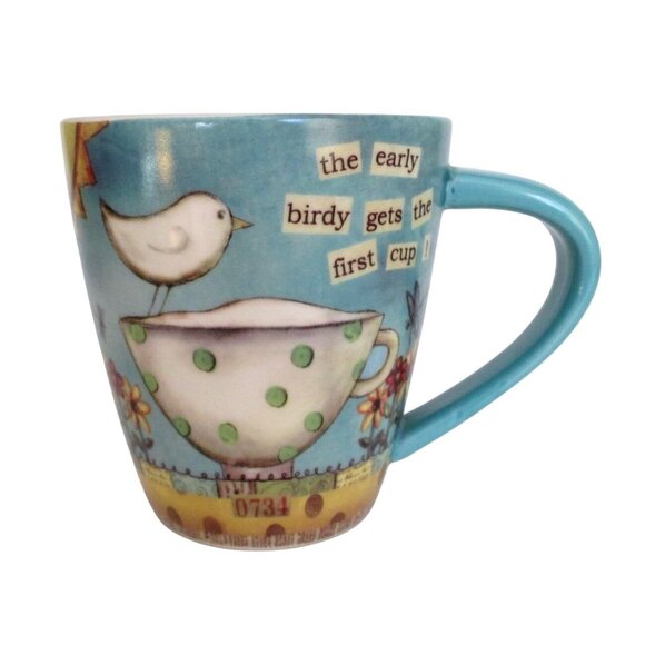 Lang The Early Birdy Gets The First Cup 16 oz Mug By Lisa Kaus - Picture 3 of 6